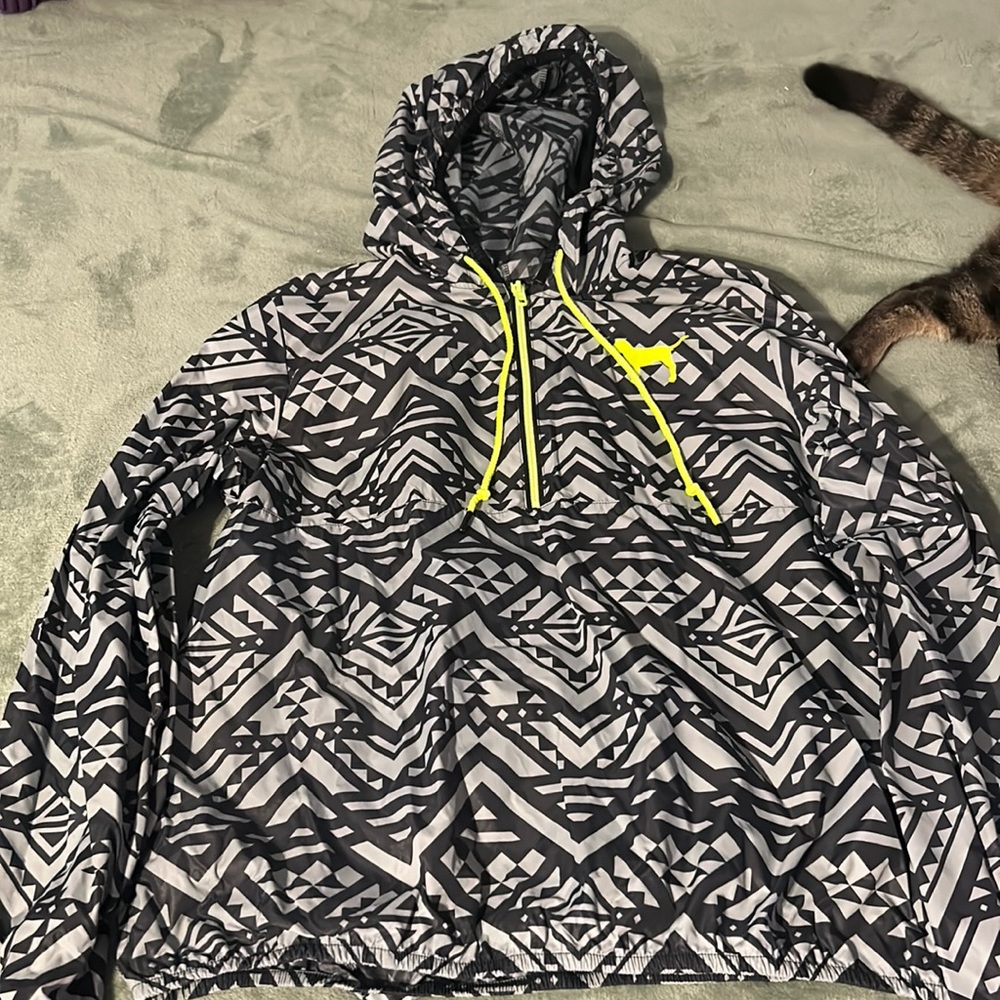 Cropped PINK windbreaker